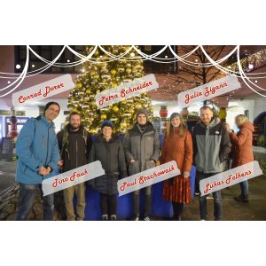 Weihnachtsfeier im Hundertwasserhaus, Dezember 2023 - Wissenschaftliche Mitarbeiter:innen